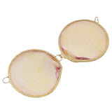 70-75mm Mother of Pearl Clam Shell Jewelry Box