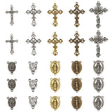 70pc Tibetan Charm Necklace Pendants Religious Rosary Jesus DIY