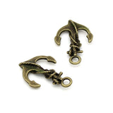 70pcs Antique Bronze Summer Charms Pendant