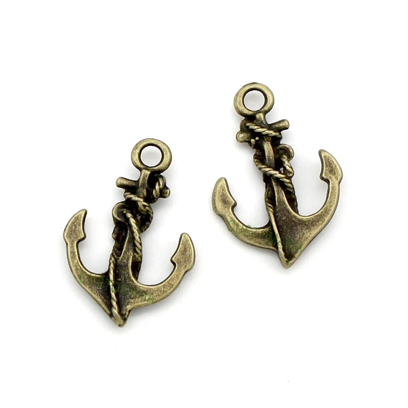 70pcs Antique Bronze Summer Charms Pendant