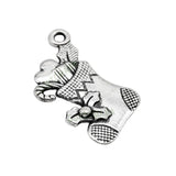 70pcs Tibetan Silver Christmas Stocking Charms Pendant 20x13mm