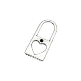 70pcs Antique Tibetan Silver Heart Lock Charms Pendant