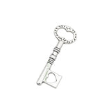 70pcs Antique Tibetan Silver Key Charm Pendant 34x12mm