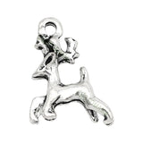 70pcs Tibetan Silver Reindeer Charms Pendant 20x17mm