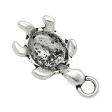 70pcs Tibetan Silver Turtle Charms Pendant 23x12mm