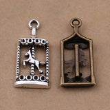 70pcs Vintage Charms Carousel Pendant DIY Jewelry Making