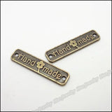 70pcs Vintage Charms Rectangle Pendant Antique Bronze DIY Metal Jewelry Making