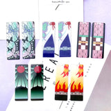 Demon Slayer Blade of Ghost Earrings DIY Charms 10pcs