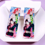 Acrylic Strip Charms Pendants for DIY Decoration Necklace Earring Key Chain