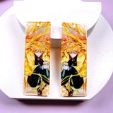 Acrylic Strip Charms Pendants for DIY Decoration Necklace Earring Key Chain