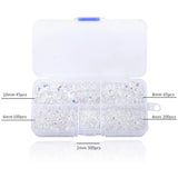 710Pcs Box Mixed Glass Round Beads Necklace Bracelet DIY Jewelry Making