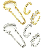 6 Pairs Ear Cuff Earrings for Women, Non-Piercing