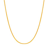 Stylish Gold Plated Chain Necklace for Men and Women