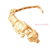 71g High Casting Silver Stainless Steel Bracelet Gothic Tiger Chain