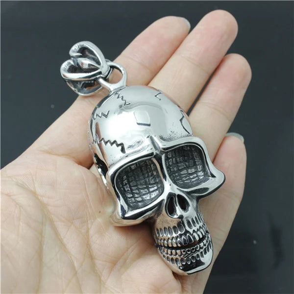 71g Heavy Skull Pendant Stainless Steel Ghost Skull Punk Style