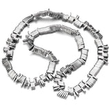 Hematite Flat Square Beads 2 Holes Spacer Stones for DIY Bracelet