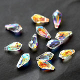 Faceted Glass Teardrop Beads Crystal for DIY Earrings Necklace - 72/84PCS