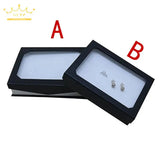 72-Digit Ring Earring Display Box Transparent Dustproof Jewelry Box