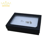 72-Digit Ring Earring Display Box Transparent Dustproof Jewelry Box
