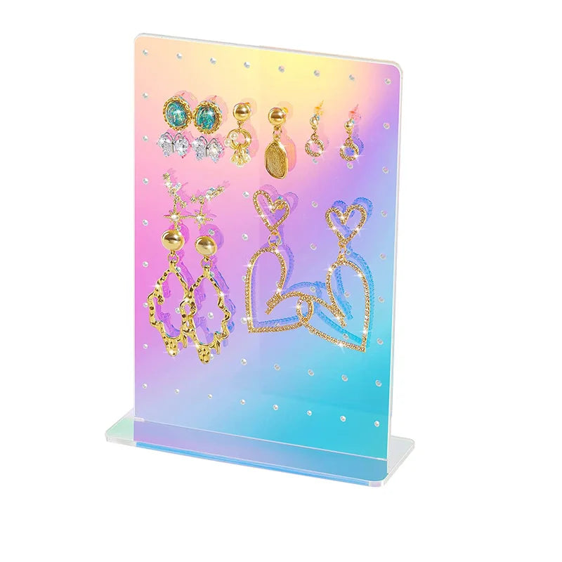 Acrylic Earrings Holder Display Jewelry Rack for Women