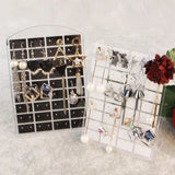 Earrings Display Stand Rack Jewelry Holder Shelf Ear Stud Show Storage Organizer