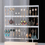Earrings Holder Jewellery Stand Organiser Shelf Shape Earrings Display