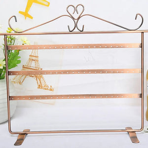 Metal Jewelry Organizer Rack Earring Holder