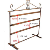 Metal Jewelry Organizer Rack Earring Holder