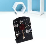 Plastic Jewelry Display Show Rack Earrings Pendant Ear Hook Stand