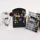 Plastic Jewelry Display Show Rack Earrings Pendant Ear Hook Stand