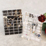 Plastic Jewelry Display Show Rack Earrings Pendant Ear Hook Stand
