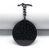 God Keychain Stainless Steel Jewish Star of David Key Ring