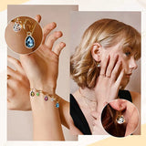 72 Pcs Birthstone Charms Jewelry Making Kit