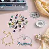 72 Pcs Birthstone Charms Jewelry Making Kit