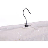 72 Pockets Fabric Jewelry Bag PVC Jewelry Hanging Case