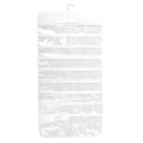 72 Pockets Fabric Jewelry Bag PVC Jewelry Hanging Case