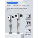 72 Teeth Ratchet Socket Wrench Mini 3/8Inch 1/2Inch Double Ended Wrench