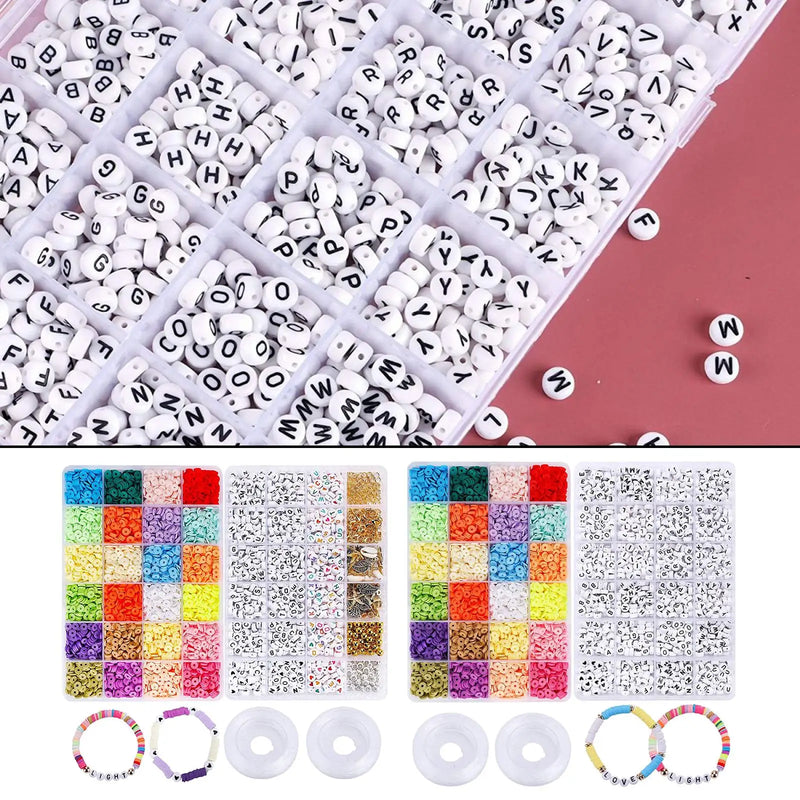 Polymer Clay Beads Jewelry Making Kit 6mm