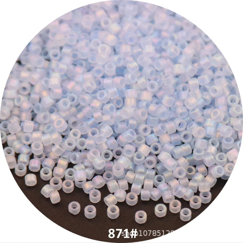 720Pcs 10g 2mm Japan Glass Seed Beads for Jewelry Making French Embroidery