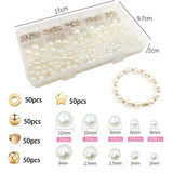 720pcs Pearl Beads Kit CCB Spacer Beads For DIY Jewelry Making