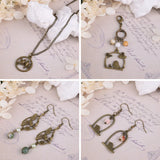 72pcs Tibetan Style Pendants, Antique Bronze, 6pcs/style