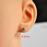 72Pcs Crystal Zirconia Stainless Steel Stud Earring for Women LR285