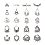 72Pcs Tibetan Style Chandelier Charms for DIY Jewelry Making