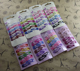 72Pcs Baby BB Toddler Hair Clips Bows Barrettes Children Hairpin Mix Type