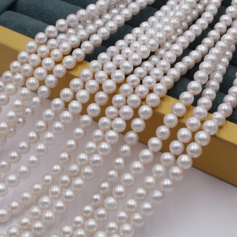 72Pcs Natural Freshwater Pearl Strand Bead Earring Charms Necklace Jewelry