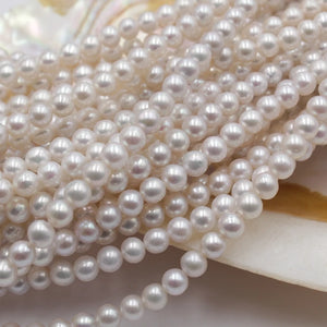 72Pcs Natural Freshwater Pearl Strand Bead Earring Charms Necklace Jewelry