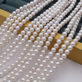 72Pcs Natural Freshwater Pearl Strand Bead Earring Charms Necklace Jewelry