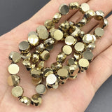 72pcs 4x8mm Crystal Glass Electroplating Beads for Jewelry Making