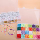 Polymer Clay Beads Set Colorful for Boho Bracelet DIY