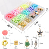 730Pcs Polymer Clay Beads Jewelry Making DIY Kit
